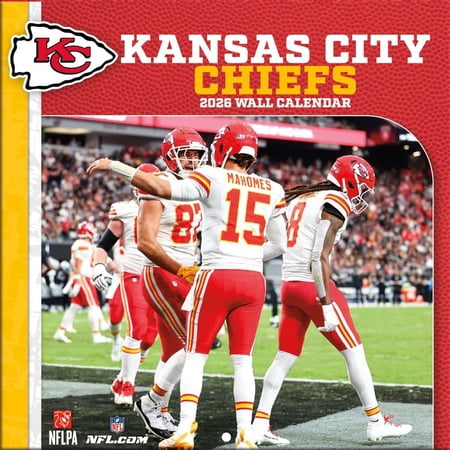 Turner Licensing NFL Kansas City Chiefs 2026 Mini Wall Calendar