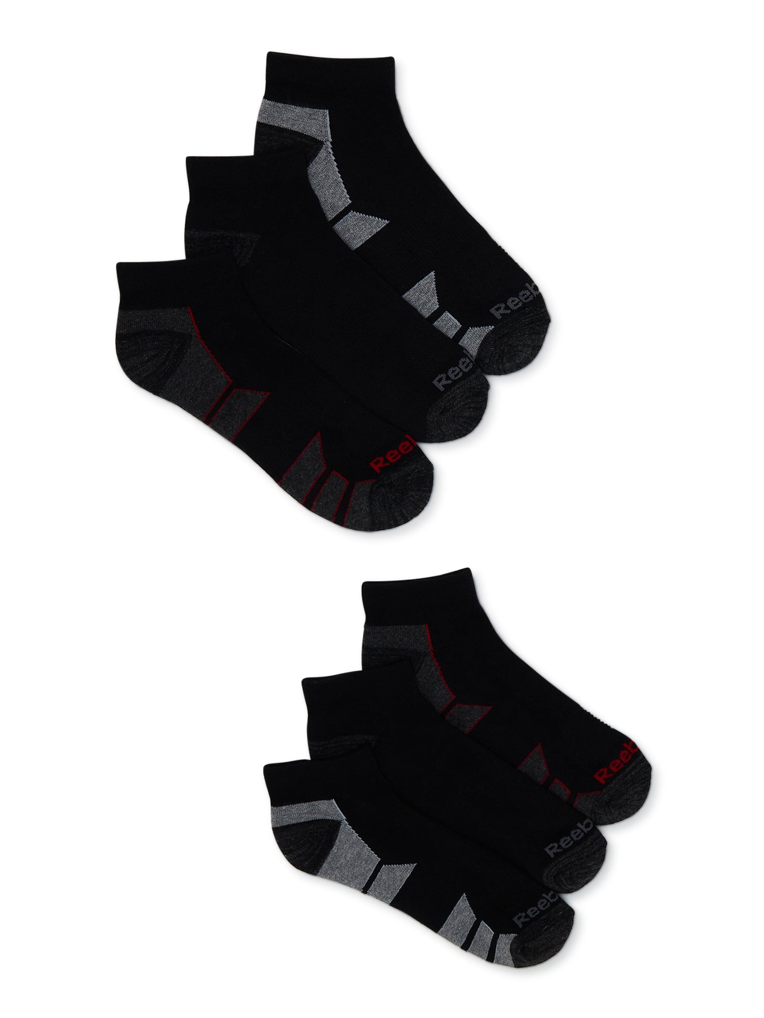 Reebok Men's Pro Series Quarter Socks, 6Pack