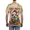 thumbnail image 5 of Merry Christmas Santa Corgi Scarf Twinkling Lights Xmas Holiday All Over Print 3D Shirt Unisex Merch Welsh Corgi Dog Lover Gifts Idea - 00022, 5 of 6