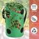 thumbnail image 4 of Bolsas para plantar fresas con 12 bolsas de cultivo Bolsa para colgar plantas para tomates, chiles y fresas Contenedores para plantar bolsas de cultivo de jardínfresa Gr, 4 of 5
