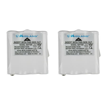 PULADU BATT6R 2 Packs for Two-Way Radio CXT240 CXT250 CXT280 LXT276 LXT314 LXT317 LXT318 LXT319 4.8V Ni-MH Battery Original