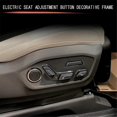 thumbnail image 4 of Car Electric Seat Button Trim Sticker for EV9 2023 2024 Seat Adjustment Button Cover Car Interior A, 4 of 5