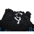 thumbnail image 2 of Hawaiian Hula Skirts For 7 - 12 Years Old Girls Pa'u Hula Dancer Dress, Girls children Size, Blue and Black Color, 2 of 2