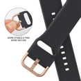 thumbnail image 2 of compatible Apple Watch SE 44mm Pin Buckle Silicone Watch Band Cheap and fine, 2 of 4
