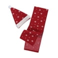 thumbnail image 2 of Mialoley Lovely Kids Scarf Set, Color Patchwork Plush Ball Hat Tip Solid Scarf, 2 of 7