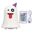 thumbnail image 1 of Lámpara de Noche LED Ticfox Sensor Táctil de Silicona 7 Cambio de Color 8leds Carga USB Luz de Noche Fantasma de Halloween con Control Remoto, 1 of 14