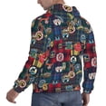thumbnail image 6 of Lsque Adventure Camping Badge Pattern Casual Men's Hoodie,Hooded Sweatshirt with Kangaroo Pocket,Pullover Hoodie-Medium, 6 of 7