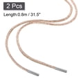 thumbnail image 2 of 2Pack Rhinestone Shoe Lace, 31.5" Bling Glittered Ropes Drawstring Cords Replacement (Champagne), 2 of 6