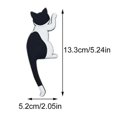 thumbnail image 5 of 7 piezas de ganchos magnéticos, imán de nevera de gato, lindo gancho magnético de anzuelo de cartón, imán de nevera colgante, decoración de 7 piezas, 5 of 5