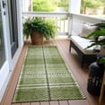 thumbnail image 6 of Addison Rugs Chantille Indoor/Outdoor Transitional Plaid Green Washable Runner Rug, 2'3" x 7'6", 6 of 6