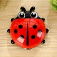 thumbnail image 6 of SPRING PARK Creative Cute Cartoon Ladybug Wall Suction Toothbrush Holder, 6 of 7