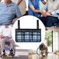 thumbnail image 4 of Bolsa Lateral Para En Silla De Ruedas De 2 Piezas, Organizador De Riel Para Cama, Almacenamiento Sunnimix Bolsa lateral para silla de ruedas grande, 4 of 8