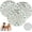 3Pcs 12in, variant on DIY Stepping Stone Kit Handprint Footprint, Mix and Mold Stepping Stone Kit, DIY Large Hand Print Stepping Stone Kits, Includes 1 Mold, 26 Letter Stamps, and Colored Pebbles (8 in)