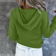 thumbnail image 6 of Womens Hoodies Long Sleeve Solid Color Hooded Sweatshirts Casual Fall Pullover Sweater Winter Clothes, 6 of 6