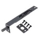 thumbnail image 1 of Al Ras Perno, 6 Pulgadas Inoxidable Acero Puerta Oculto Deslizante Bloqueo Pestillo para Madera Compuestas Puertas, Dobles Puertas, Negro 4uds, 1 of 6