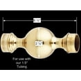 thumbnail image 3 of Brass Ball Joint Fitting 1.5" OD Bar Foot Rail Connector | Renovator's Supply, 3 of 3