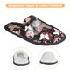 thumbnail image 3 of Balery Butterflies1 Pantuflas de Casa de Felpa Silenciosas con Diseño Estampado, Zapatillas Cómodas Antideslizantes de Algodón para Interior-Medium, 3 of 8