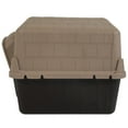 thumbnail image 4 of Petmate Aspen Pet Petbarn 3 Plastic Outdoor Dog House, 32" Medium for Pets 25-50 lb, Tan, 4 of 9