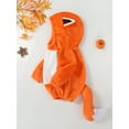 thumbnail image 4 of Unisex Baby Halloween Animal Costume Winter Autumn Flannel Hooded Romper Cosplay Jumpsuit Christmas Outfits for 0-24 Months, 4 of 8