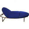 Orbit Double Lounger Cushion Set, Solid Blue