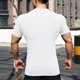 thumbnail image 4 of Blusas y camisas de manga corta y cuello redondo para hombre, blusas informales de verano de color liso con cuello redondo, manga corta y transpirables, blusas de poliéster para hombre., 4 of 5