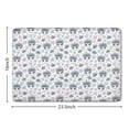 thumbnail image 5 of White Cartoon Unicorn Head Heart Flannel Non Slip Door Rugs,Washable Door Mats Indoor,Decorative Door Mats,Dirt-Resistant and Absorbent Doormat for Entrance,Bedroom,Kitchen,Bathroom,23.5"x16", 5 of 5