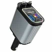 Teblint 4 in 1 Retractable Car Charger, 66W USB C/A Car Charger Adapter with Starlight, Fast Charging Car Phone Chargers for iPhone 16/15/14/13 Android, Car Accessories for Women Men