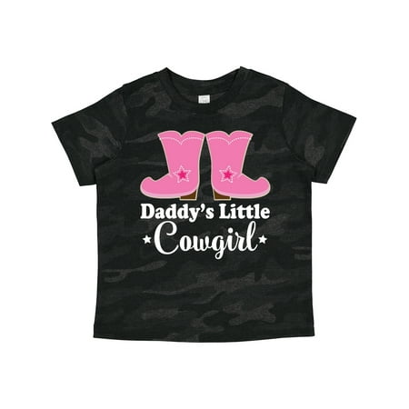 

Inktastic Daddys Little Cowgirl Gift Toddler Toddler Girl T-Shirt
