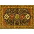 thumbnail image 1 of Ahgly Company Indoor Rectangle Persian Yellow Traditional Area Rugs, 5' x 8', 1 of 4
