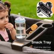 HARPPA Foldable Wagon Stroller for 2 Toddlers with Pull & Push Handle, Canopy, 32.9lbs,Gray