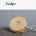 thumbnail image 5 of LED Light Base Wooden LED Display For Crystal Glass Art Illuminated Wooden Base Romantic Display For Crystal Glass, 5 of 5