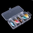 thumbnail image 4 of Almencla 5 Pcs Leurres de Pêche Durs en Forme de cicada Leurres d'Insectes crankbaits avec Hameçons vmc, 4 of 8