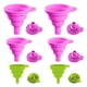 thumbnail image 1 of Juego de embudos de cocina, embudos plegables de silicona de gr alimenticio, para uso en cocina, botellas de llen, embudo de alimentos para llenar botellas y transferencia de agua o polvo, 3, 1 of 3