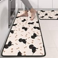 thumbnail image 2 of Kitchen Rugs Sets Of 2,Dachshund Dog Anti Fatigue Kitchen Mat Rugs Non Slip Washable,Decorative Kitchen Floor Mats for Kitchen,Sink,Laundry,17"x47"+17"x47", 2 of 5