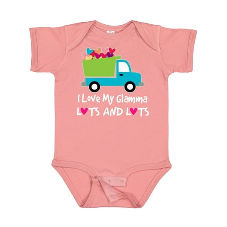 

Inktastic I Love My Glamma Lots and Lots Grandchild Gift Baby Boy or Baby Girl Bodysuit