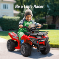 thumbnail image 4 of Hikiddo 12V Ride-on Toy for Toddlers, Kids ATV 4 Wheeler for 1-3 Boys & Girls with Music - Red, 4 of 9