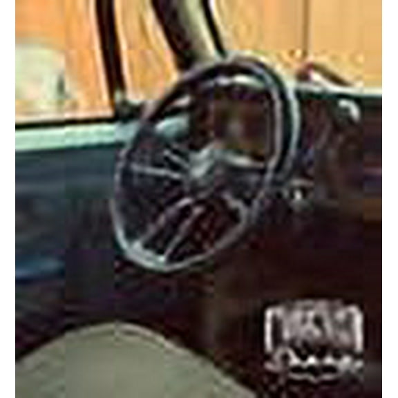 14" Billet Black Muscle Chevy 69-94 GM Steering Wheel w/ Chevy Engraved Horn Set