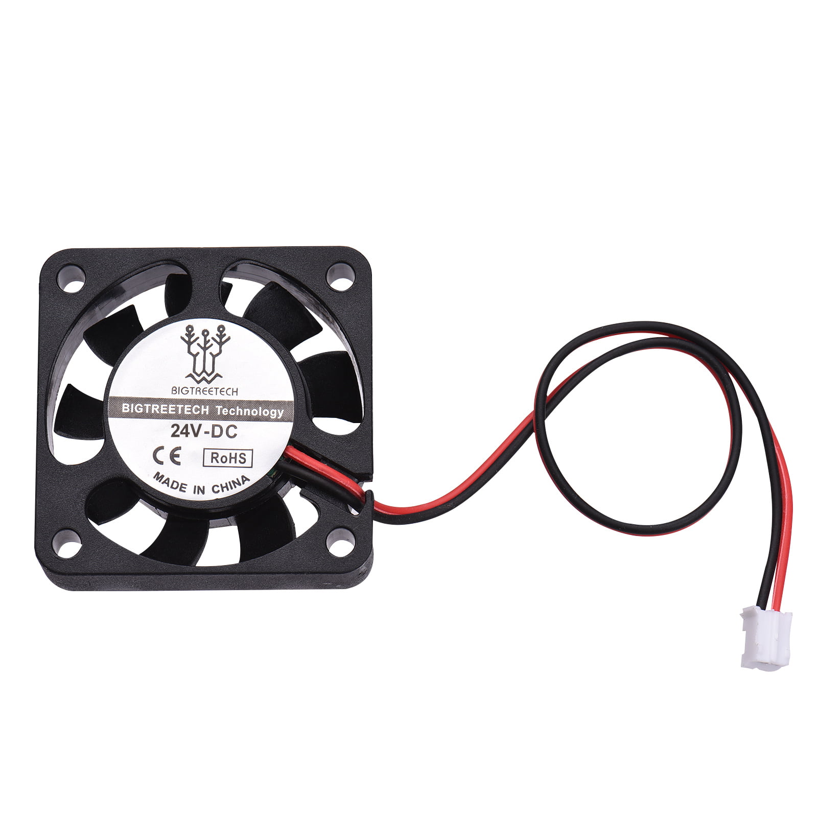 US Brushless DC Cooling Fan 40x40x20mm 4020 5 blades 24V 0.08A 2 pin Connector 