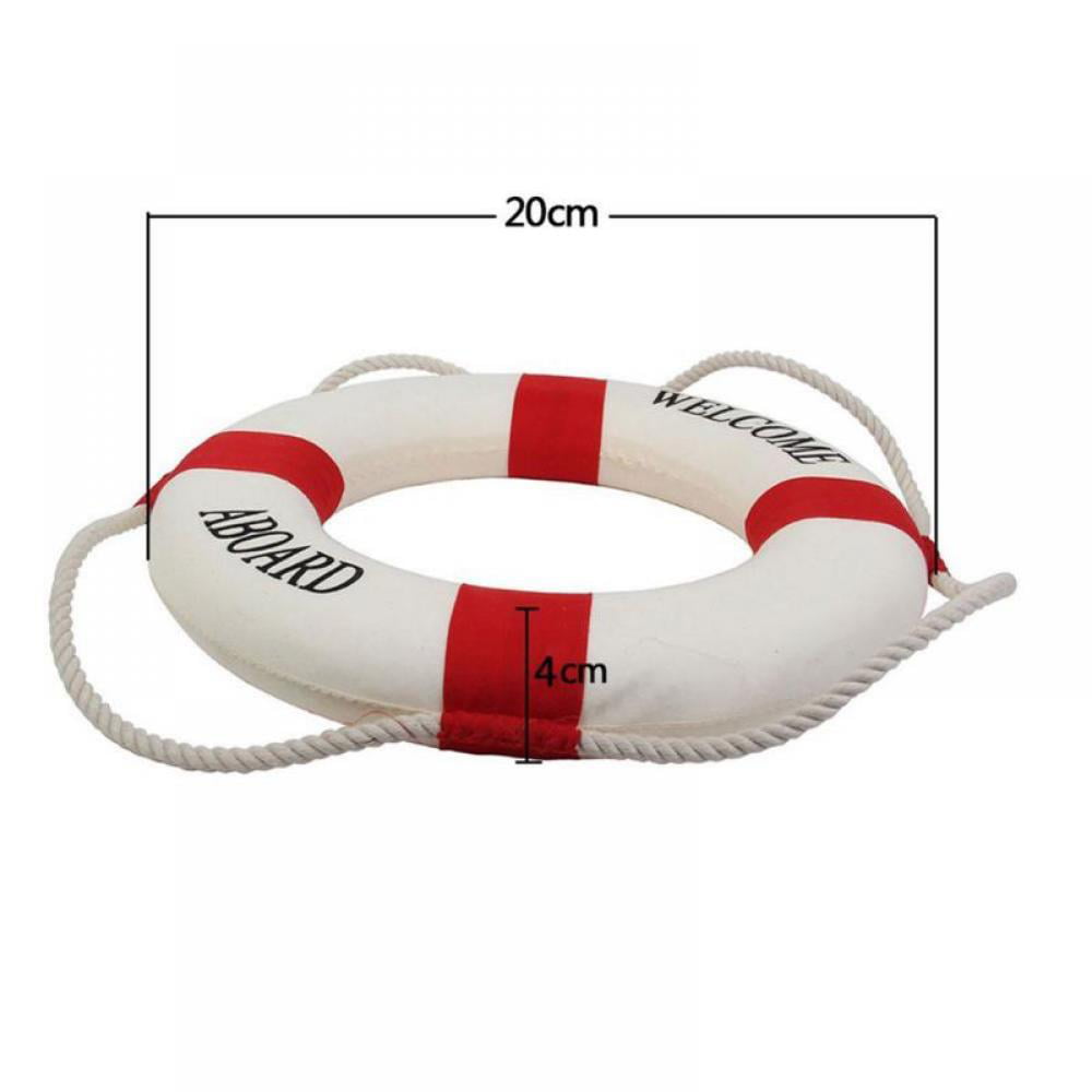 Safety Swimline-Ring Lifeguard Preserver Swimming Pool Foam Life Buoy Boat 4size 