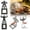 2PCS, variant on Funny Muscle Man Hot Dog Holder Stainless Steel BBQ Sausage Rack Portable Reusable Hot Dog Roaster Stand for Grilling Camping Parties Backyard BBQ Gift 1PCS
