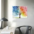 thumbnail image 3 of Nawypu  - Colorful Seasons Tree of Life Canvas Print Paintings Wall Art Modern Landscape Abstract Tree Artwork for Living Room Bedroom Home Room Decoration Framed Ready to Hang, 3 of 4