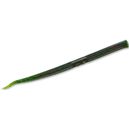 Yamamoto Baits Pro Senko Worm 5in 10pk Watermelon Black & Red Flake 9P-10-208