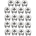 thumbnail image 1 of 15 Pcs Connecteurs d'Écrou de Verrouillage de Meuble 15x12mm Compatible Armoire Tiroir Panneau de Garde-Robe Connexion-Raccord, 1 of 5