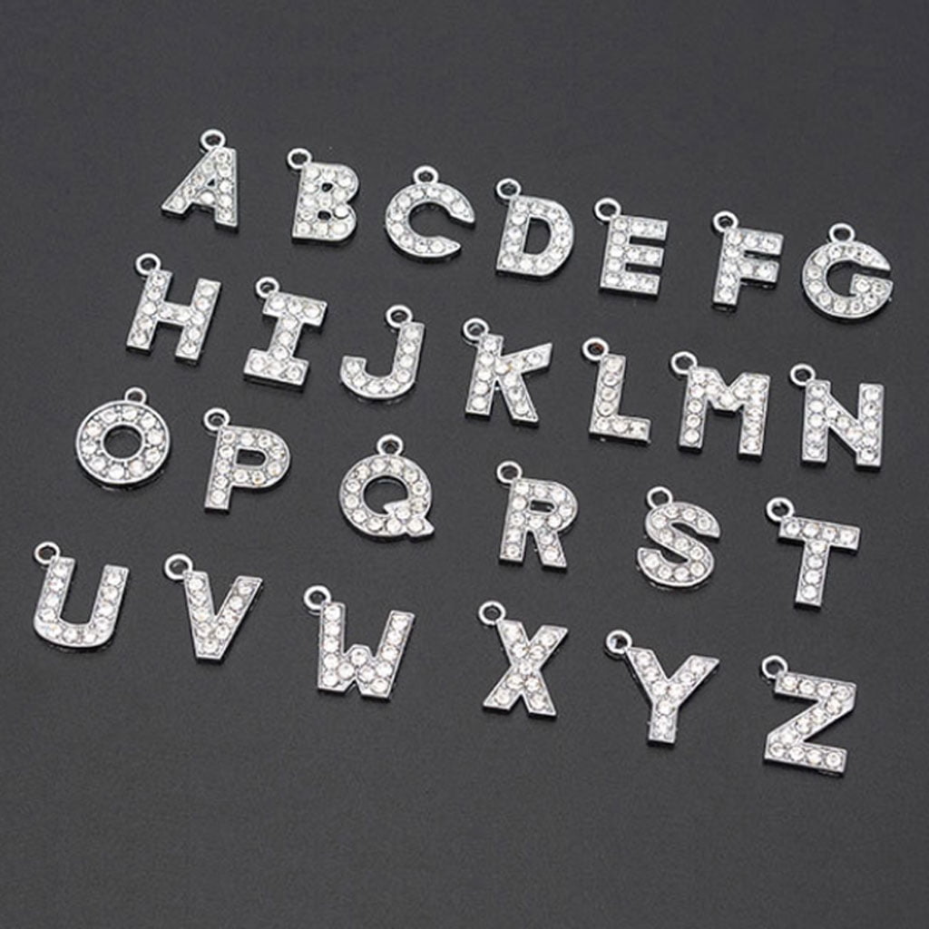 Rhinestone Letter Beads 2024 favors