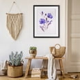 thumbnail image 3 of Stupell Industries French Country Watercolor Purple Flowers Black Framed Print Under Glass, 17 x 21, by Leah Noel Art, 3 of 8