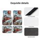 thumbnail image 4 of Balery Red Train Hot Air Balloon Juego de 4 Alfombrillas para Auto, Revestimientos de Caucho Resistente, Diseño Antideslizante, 4 of 7