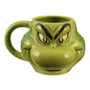 Vandor LLC Dr. Seuss Grinch Sculpted Ceramic Mug