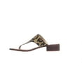 thumbnail image 3 of Sam Edelman Womens Jaynee Animal Print T-Strap Heels Animal Print, 3 of 4