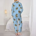 thumbnail image 5 of Bingfone Womens Pajama Sets Cute Puppy Print,Long Sleeve Loungewear Pajamas Set-Medium, 5 of 9