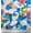 Medium Blue, variant on Soimoi Crepe Silk Fabric Multicolor Camouflage Print Fabric by the Yard 42 Inch Wide